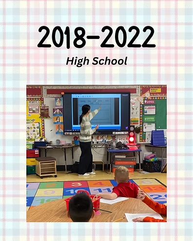 2018 to 2022: High School